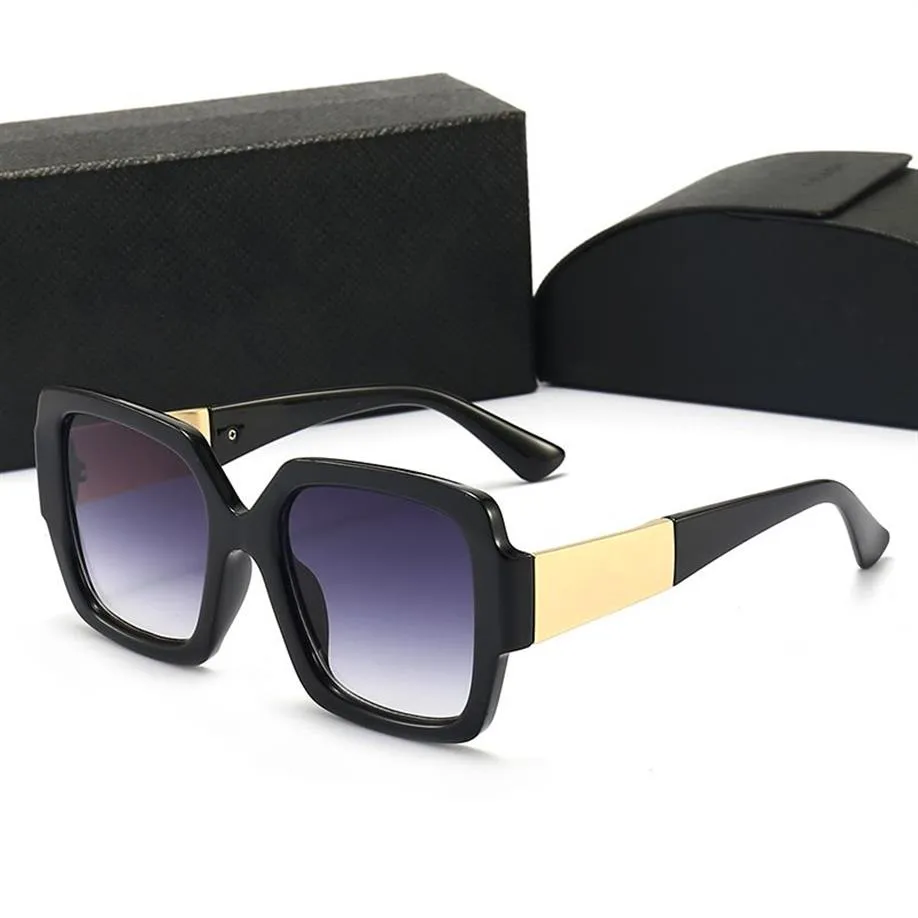 Óculos de sol da banda polarizados UV400 retro polarizado Designer de luxo de luxo Gold quadrado quadro quadrado Brand Sun Glassy Moda Eyewear WO279H