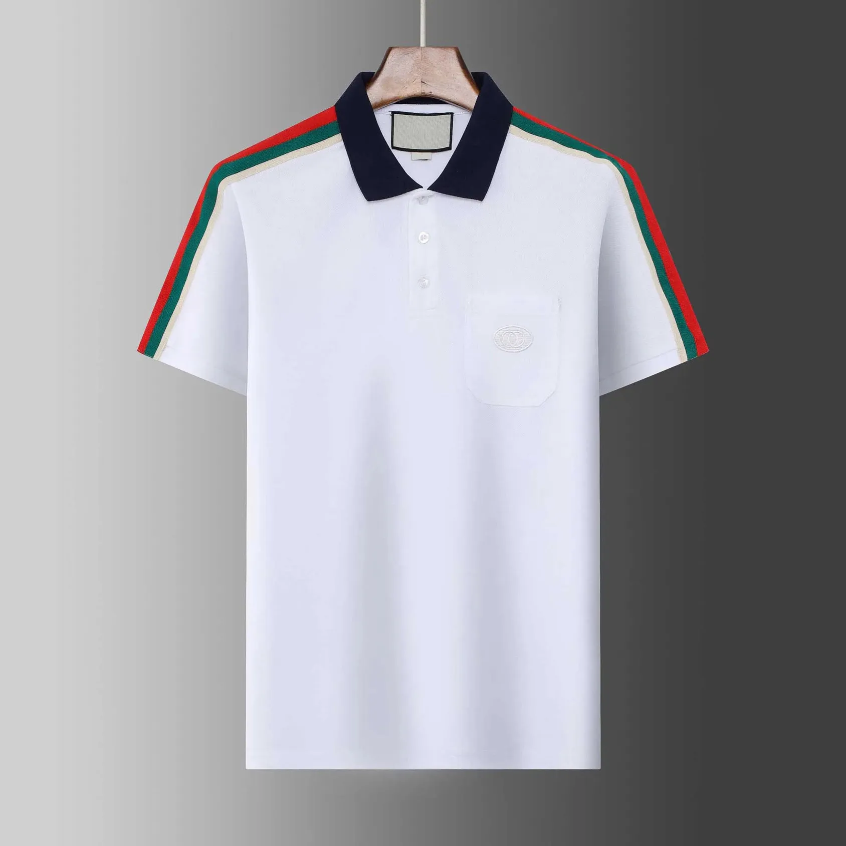 Wysokiej jakości wiosenne luksusowe Włochy Mężczyzn T-shirt Designer koszule polo haft haftowy małe konno odzież męska marka koszulka polo rozmiar s-3xl