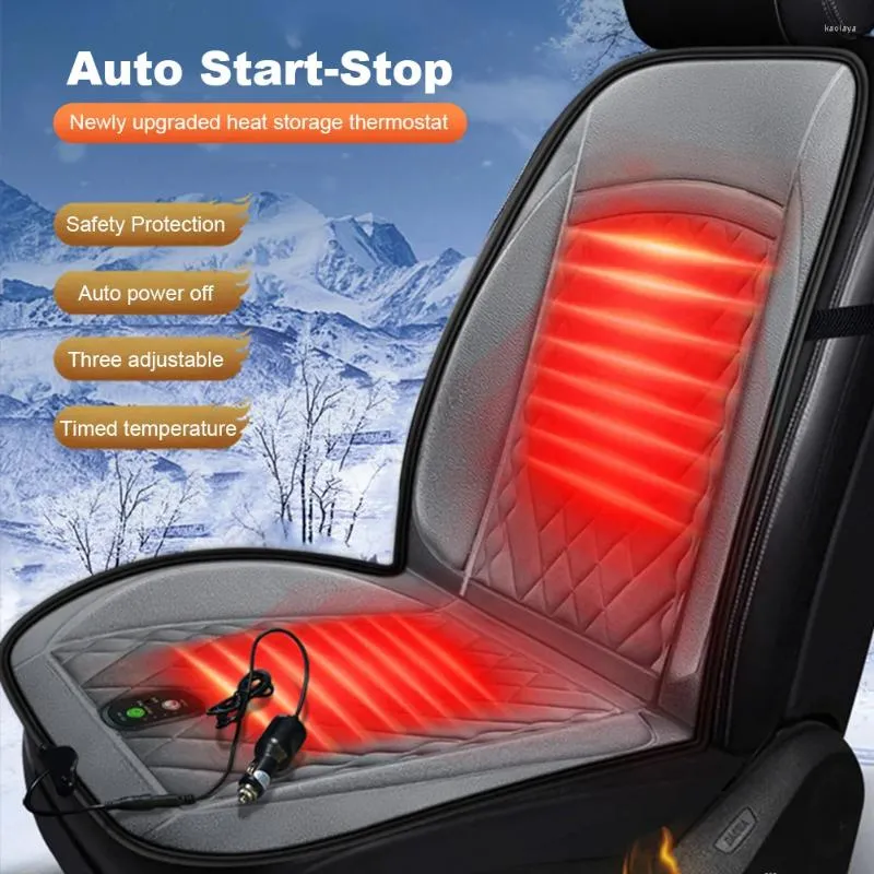 Car Seat Covers 12V/24V Electric Heated Cushions For Winter Heating Pads  Keep Warm Accessories Set Universal From SG $88.32