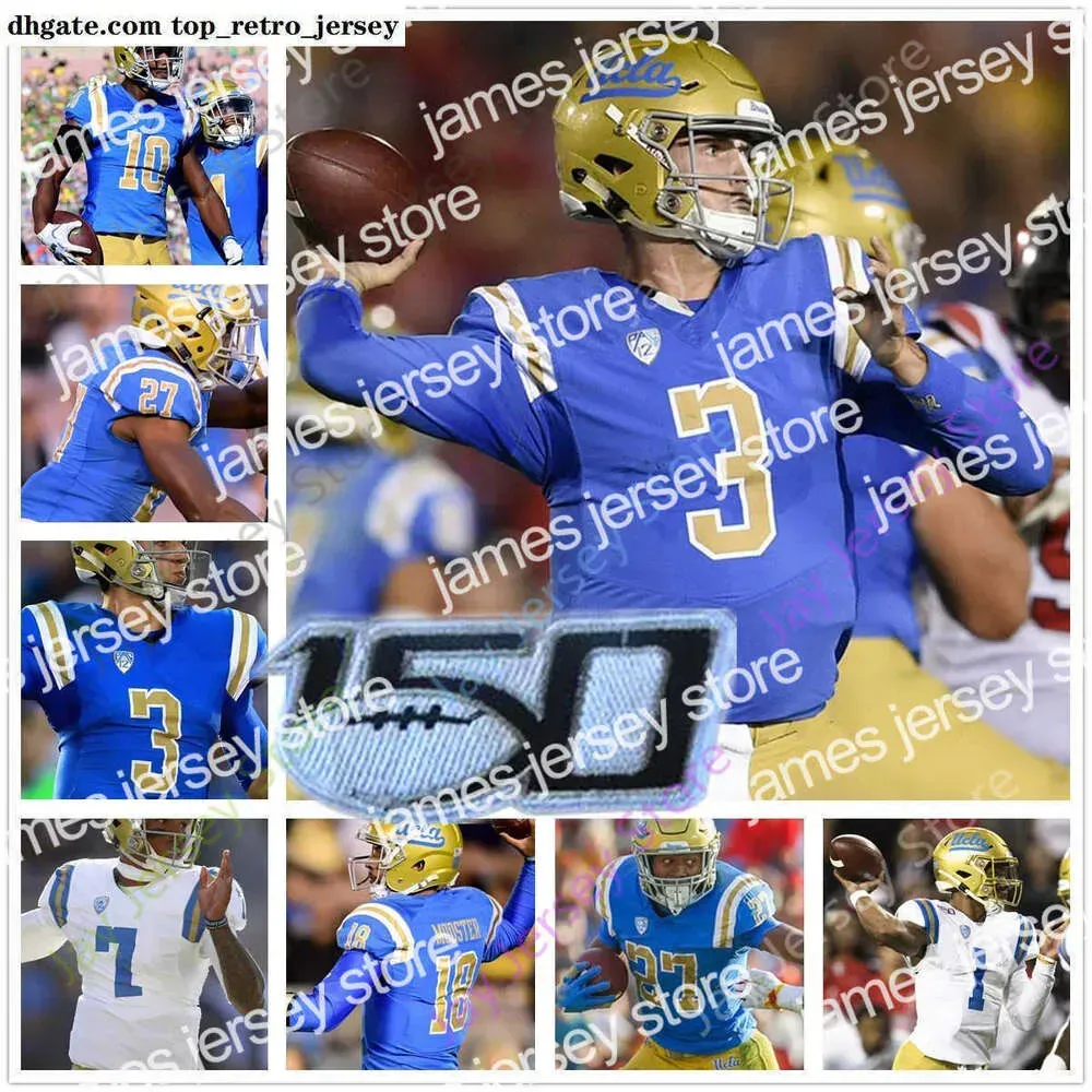 NEW Jerseys Custom UCLA Bruins Football Jersey College Jaylen Erwin Kyle Philips Greg Dulcich Krys Barnes Josh Woods Wilton Speight Caleb