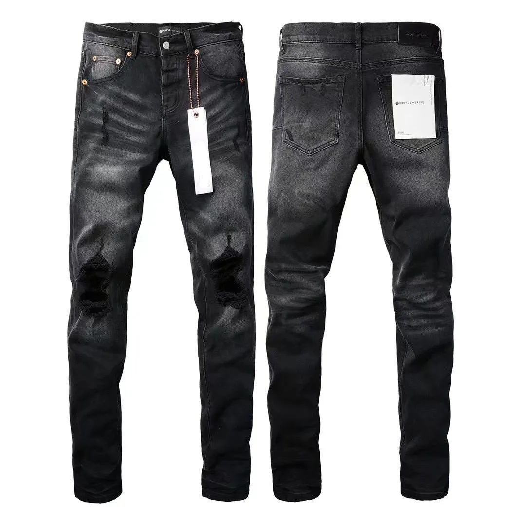 Paarse Jeans Denim Broek Heren Designer Zwarte Broek Highend Kwaliteit Rechte Paarse Merk Jeans Design Streetwear Paarse Merk Ontwerpers Joggers Broek