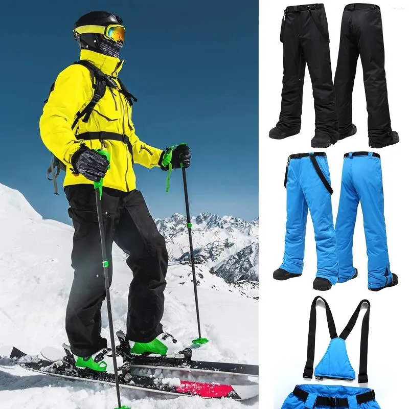 Pantalon masculin Snowboard pantalon pour hommes isolés ski bretelles de neige pour femmes décontractées