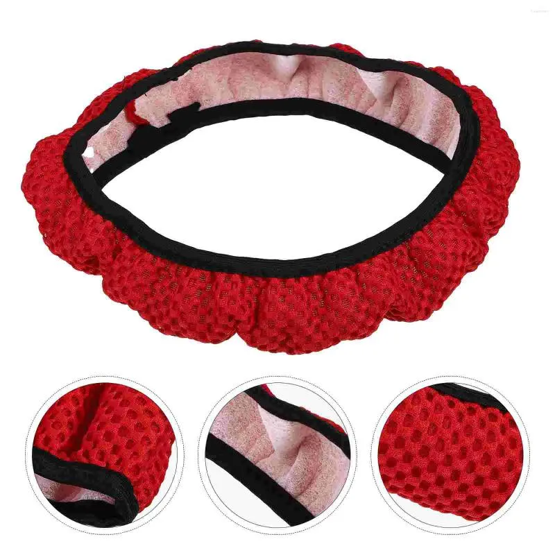 스티어링 휠 커버 마사지 커버 카 프로텍터 accesories suv for Women Mesh Cloth Miss Volantes para de mujer