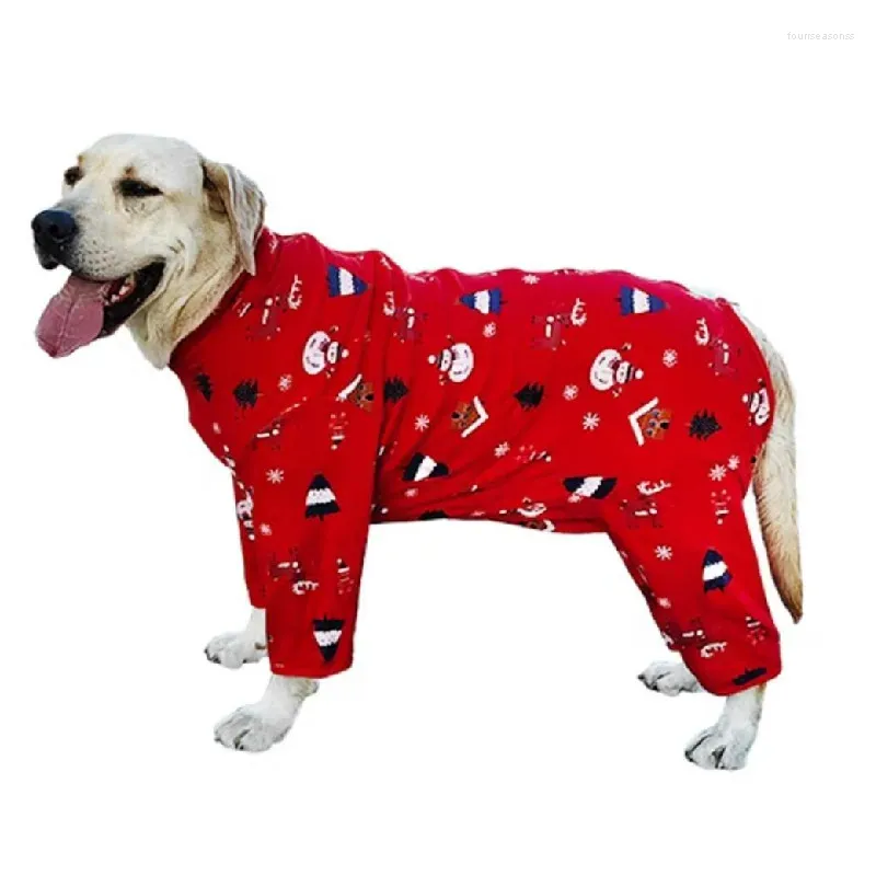 Dog Apparel Large Clothes Christmas Big Clothing Jumpsuit Samoyed Border Collie Husky Labrador Golden Retriever Costume