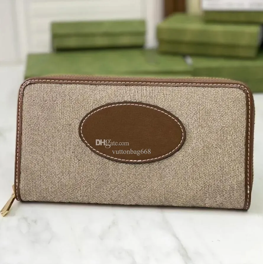 Luxury Horsebit Designer Bee Wallet For Women Zipper Round
