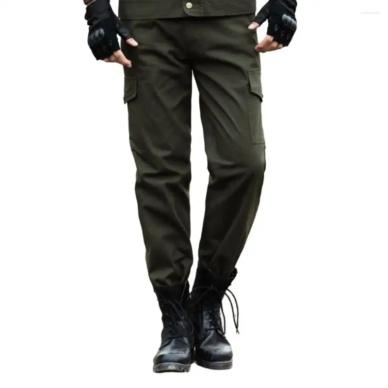 Pantaloni da uomo COLORE SOLID COLORE MACCHI PATTERI DELLA PATTURA DELLA OUTDOOR DELADOOR con tessuto traspirante multipli per il campeggio