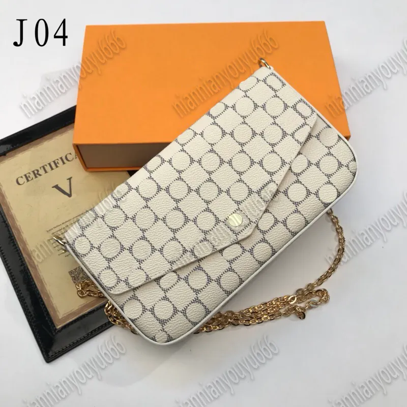 ÜCRETSİZ Nakliye M44823 10A Multi Pochette Felicie Lüks Çanta Çartı Crossbody Cüzdanlar Tasarımcı Kadın Omuz Çantaları Kadın Lüks Çantalar Dhgate Çantalar M61276