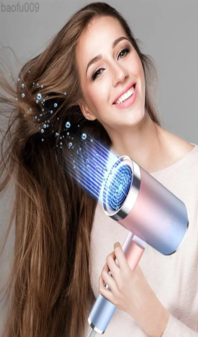 1250W Secador de cabelo elétrico dobrável Lon negativo CARE CUIDADO RÁPIDO DO CABELO DO CABELO DE CABELO DIFFUSER DROP PRESFENSINAL 20 L2208056369353