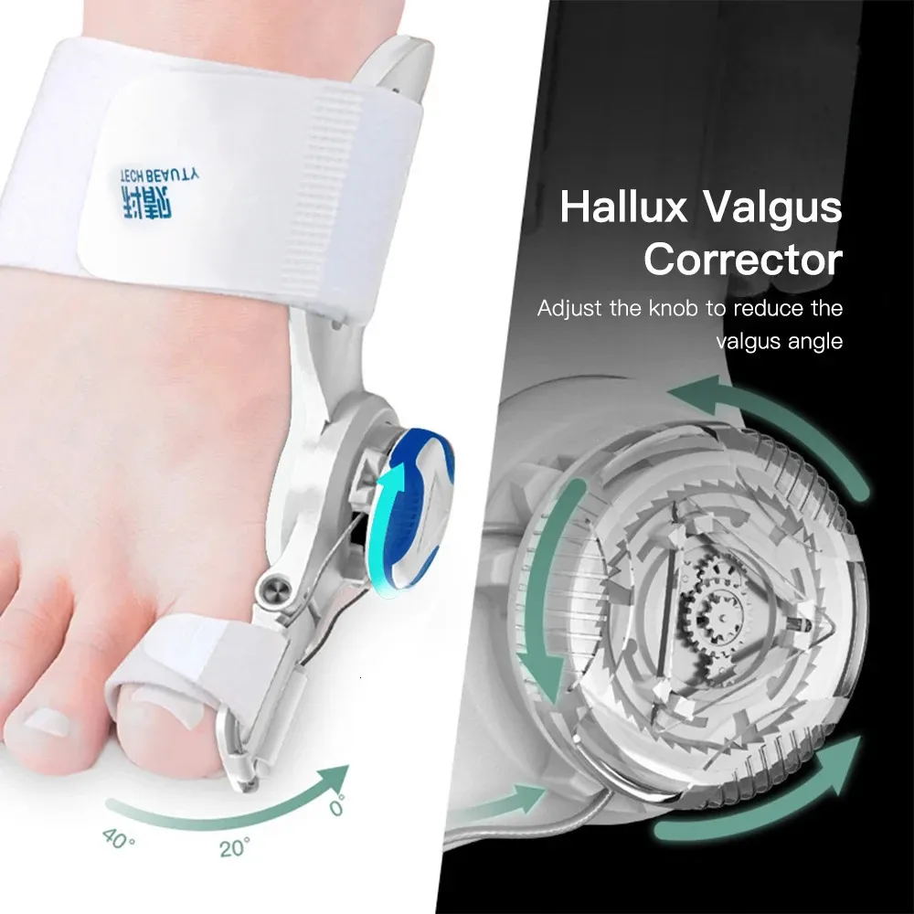 Valgus Corrector Bunions Toes Foot Finger Separator Toe Splint Straightener Pain Relief Orthopedic Pedicure 231222