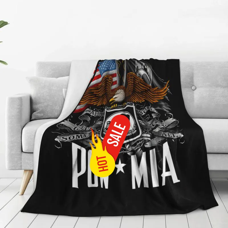 Couverture en toison adaptée à toutes les saisons pow * mia vous n'êtes pas oublié - couverture de couverture noire super douce et confortable couverture de jet