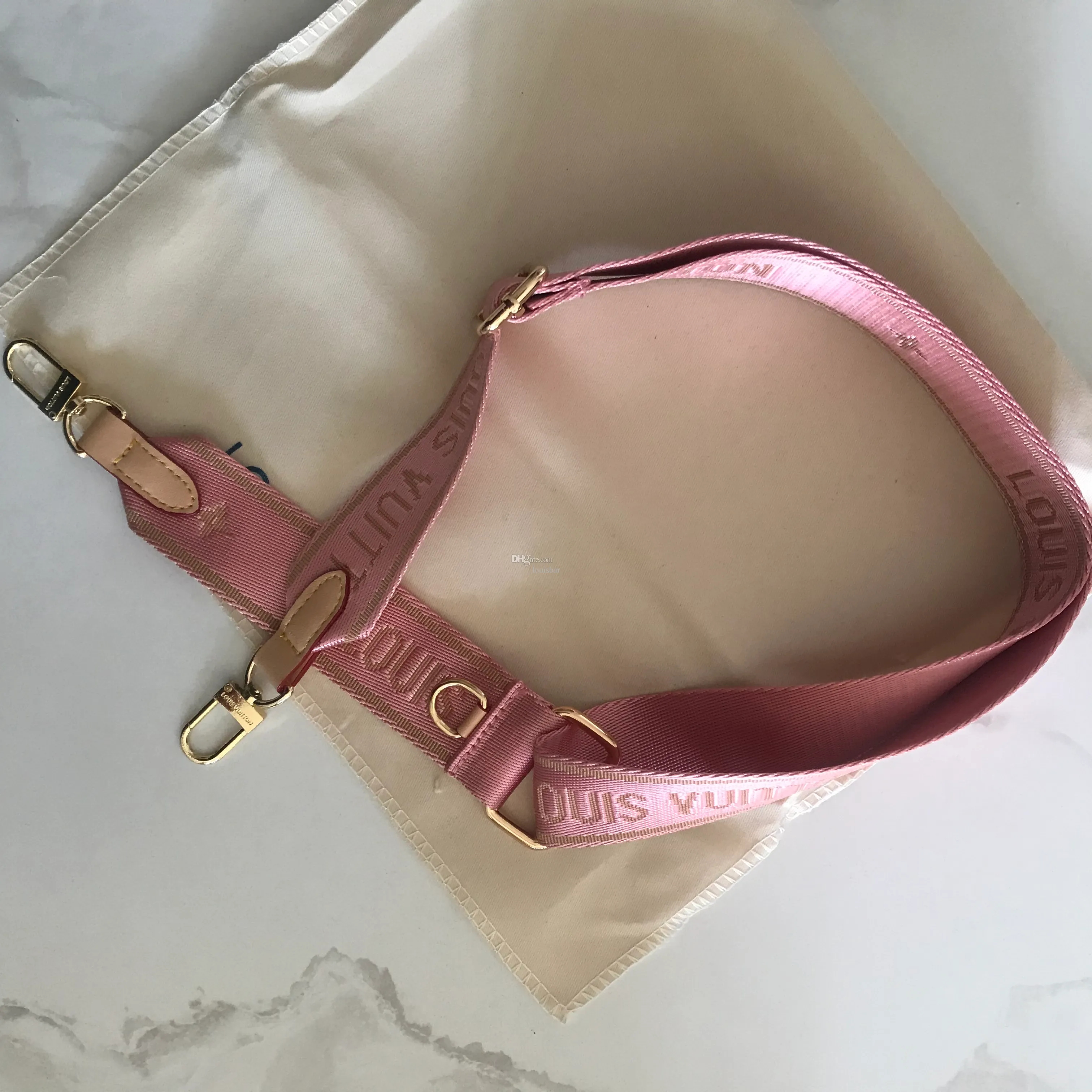 Genoeg designerstap voor stocktas voor vrouwen 70 tot 120 cm crossbody tassen riembandjes mode schouderbeurtje mannen luxe merk