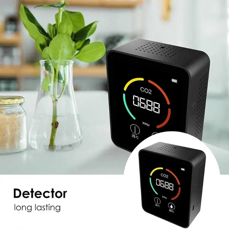 Air Quality Carbon Dioxide Monitors Three In One Hygrometer Combined Pollution Instrument Temperature Sensor