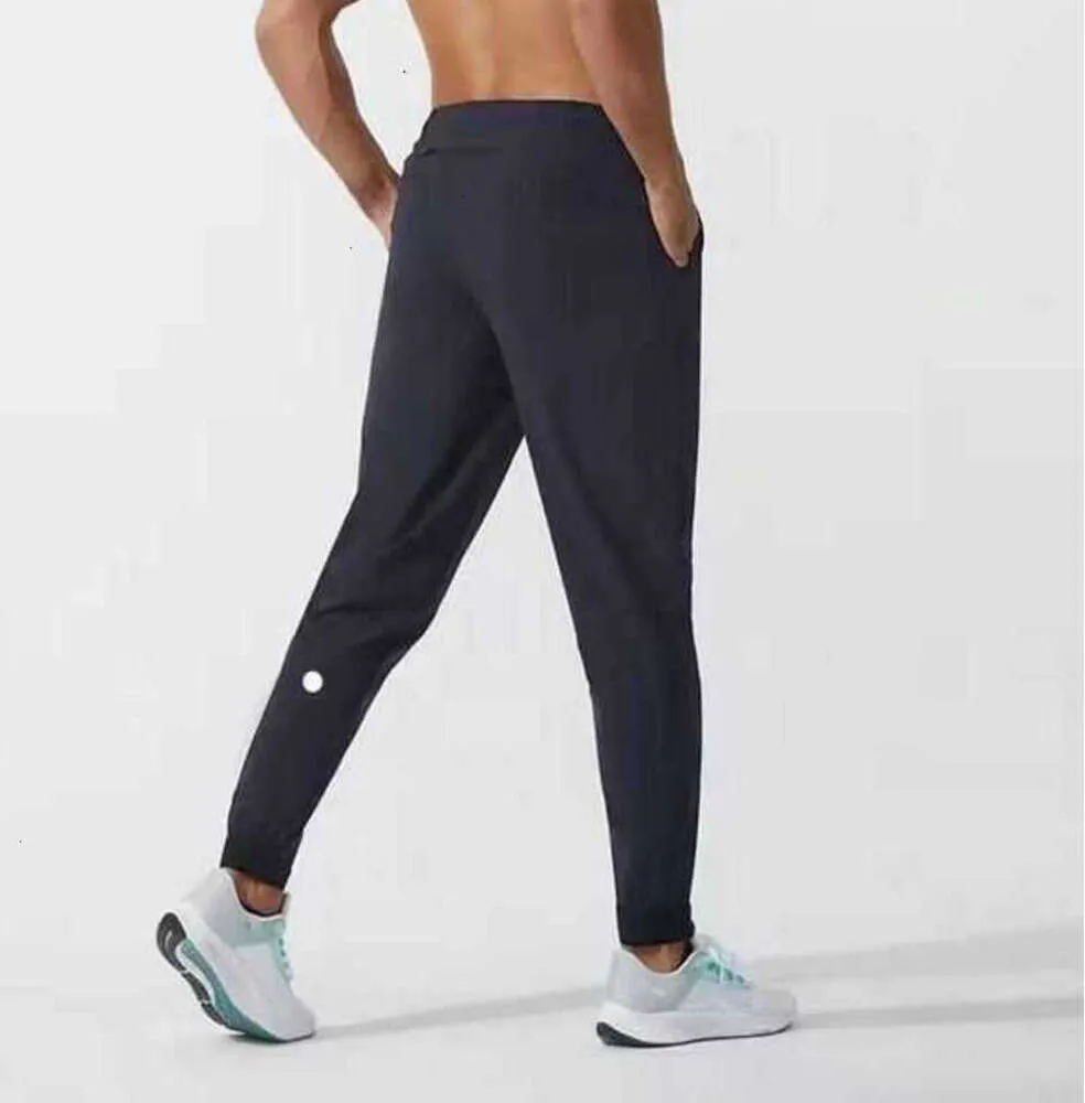 Lulus Men Pants Yoga Outfit Sport Quick Drystring Gyms Pocketspants Pantaloni per pantaloni maschile elastica casual 1ihk Lululemens 808ess