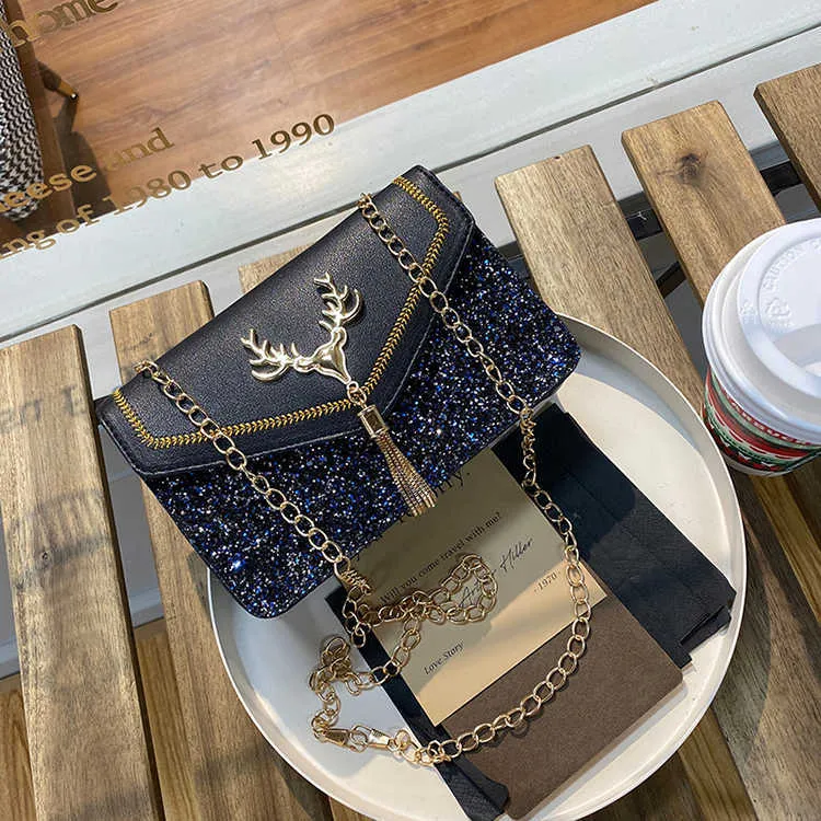 Shoulder Bags Handbags Supplier Wholesale Fashion Korean Antler Hardware Version Designer Women s Bag Women s One shoulder Handbag
