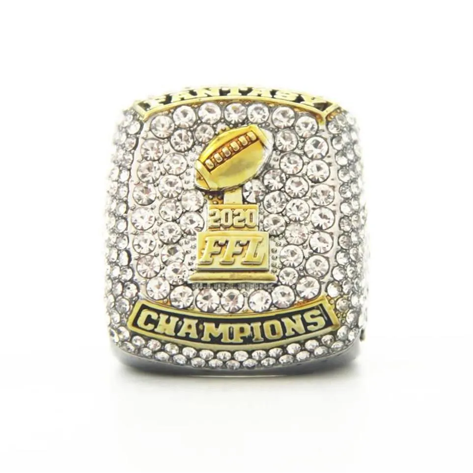 2020 Fantasy Football League Championship ring football fans ring men women gift ring size 8-13 choose your size2927