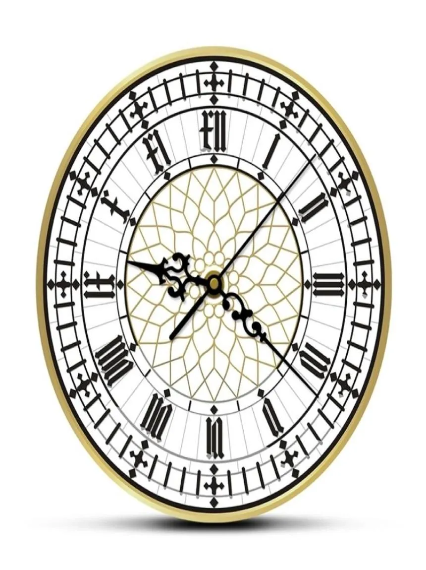 Big Ben relógio contemporâneo moderno relógio de parede retro silencioso não ticking relógio em casa decoração de casa Great Britain Londres LJ205026856