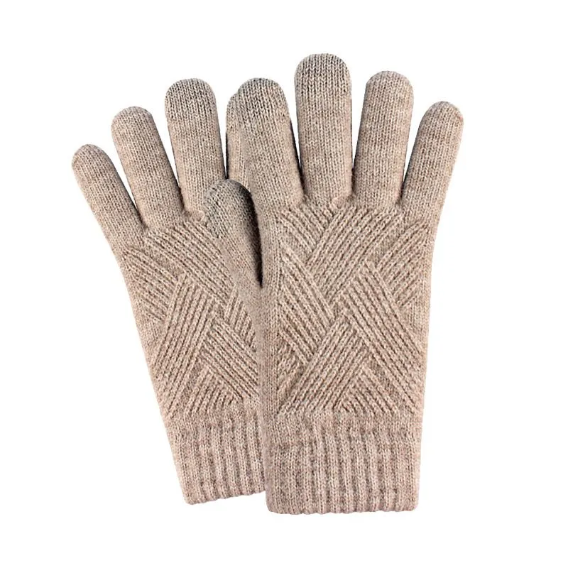 Gants en tricot en laine en cachemire