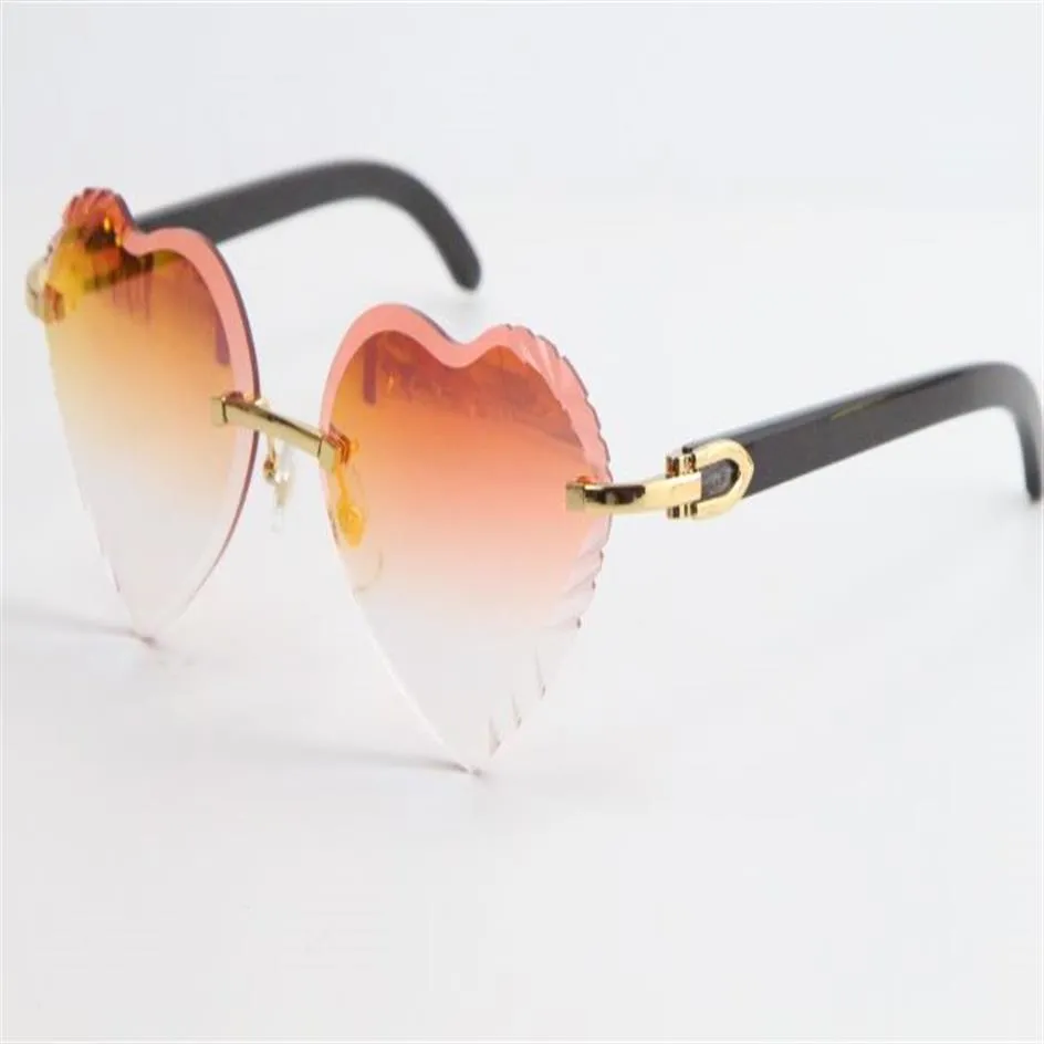 Vendita di nuovi occhiali da sole bufalo horn 3524012 Bianco di corno vere senza cerchi di corno vere top top focus occhiali magri e allungati triang331p