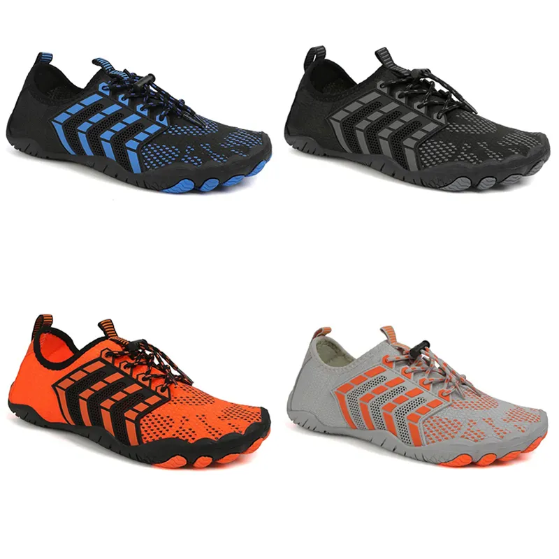 SCARPE CASUALI CASUALI SCARPE BASE DRAPIDAGGIO BLACO GIERIA BLACO BLUI ORANCIO BRUSO OUTDOOR per tutti i terreni Sneaker Sports Fashion Sports Allenatori