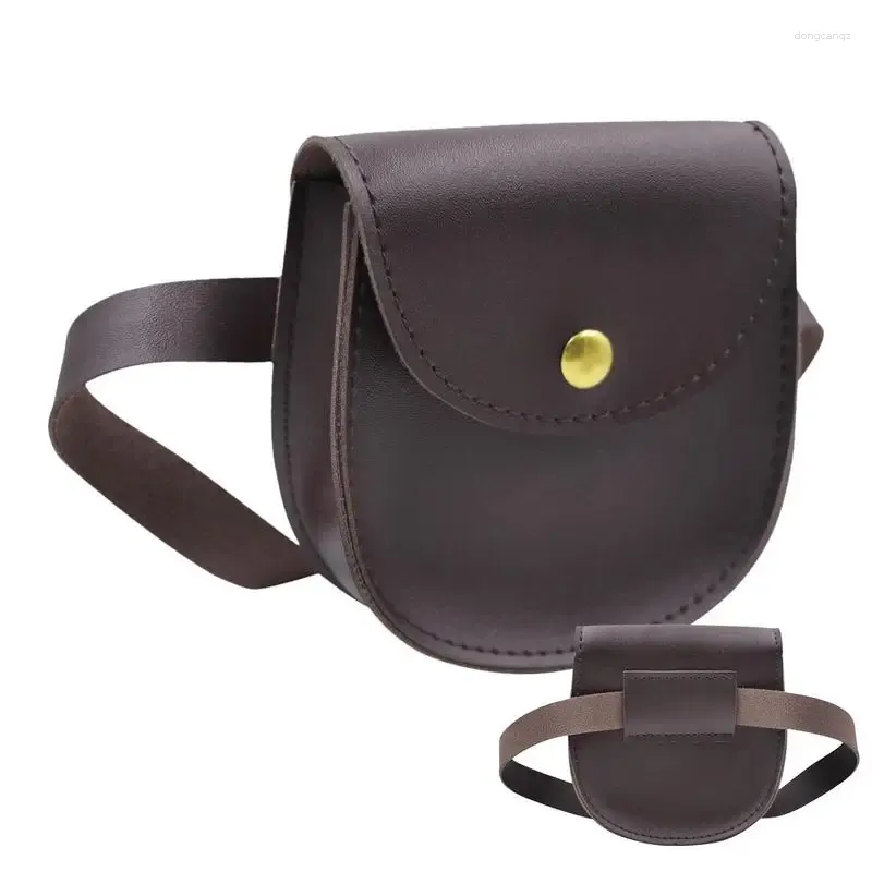 Outdoor Bags Mini Crossbody Bag For Kids PU Leather Shoulder Purse With Adjustable Strap Fanny Pack
