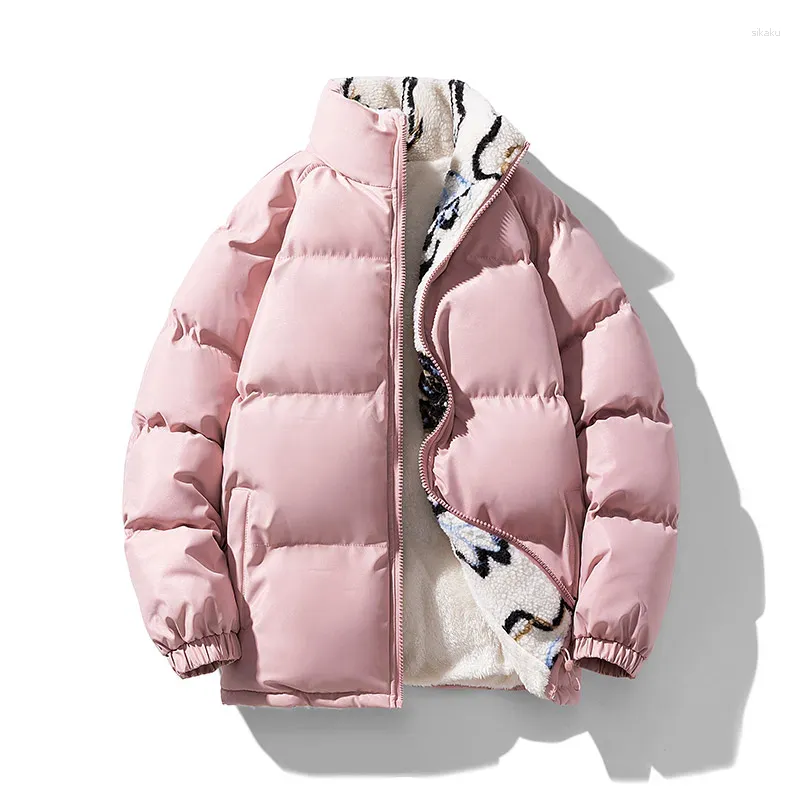 Jaquetas masculinas jaqueta de inverno casacos grossos para baixo neve parkas masculino vestuário de veludo quente