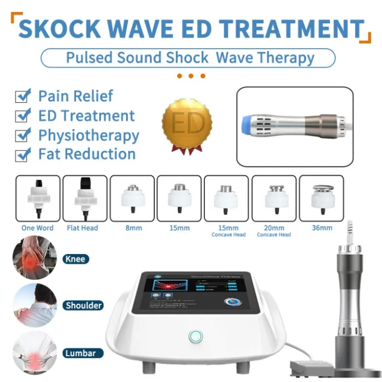 Maszyna odchudzająca mini o niskiej intensywności Nieinwazyjna inne urządzenia kosmetyczne Acoustic Shockwave Therapia mięśniowo-szkieletowa lub terapia ED