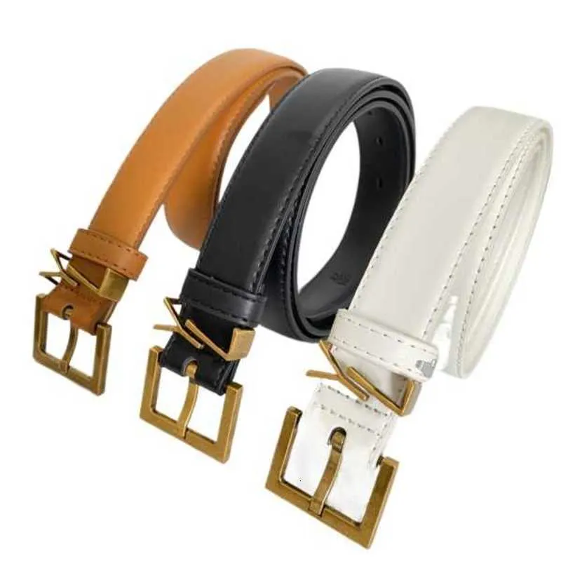 Ceintures Cautes pour femmes concepteurs classiques ceinture de haute qualité tempérament du tempérament mince largeur de ceinture 30 mm Cadeau de vacances en option C60O