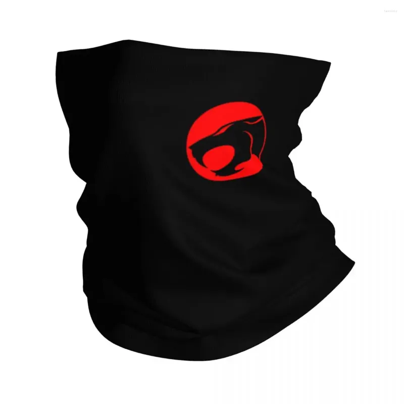 Sjaals 80s cartoon anime leeuw coole logo bandana nek cheited thundercats masker sjaal multifunctionele balaclava cycli unisex