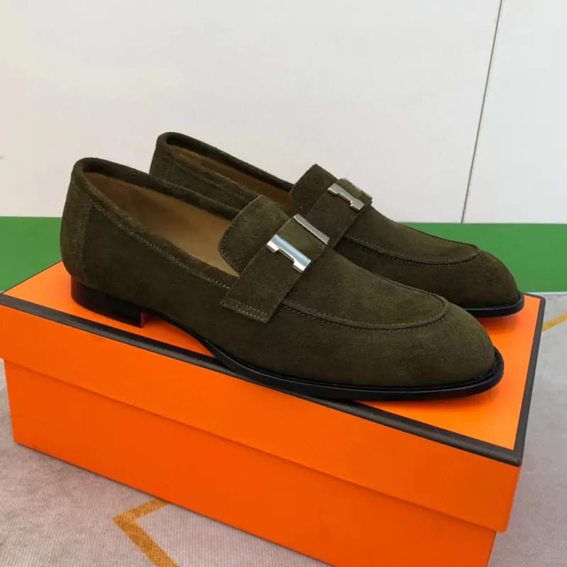 Designer High Quality Suede Timeless Classic Slip-on penny Loafer Comfort and Convenience Leather Shoes For Men
