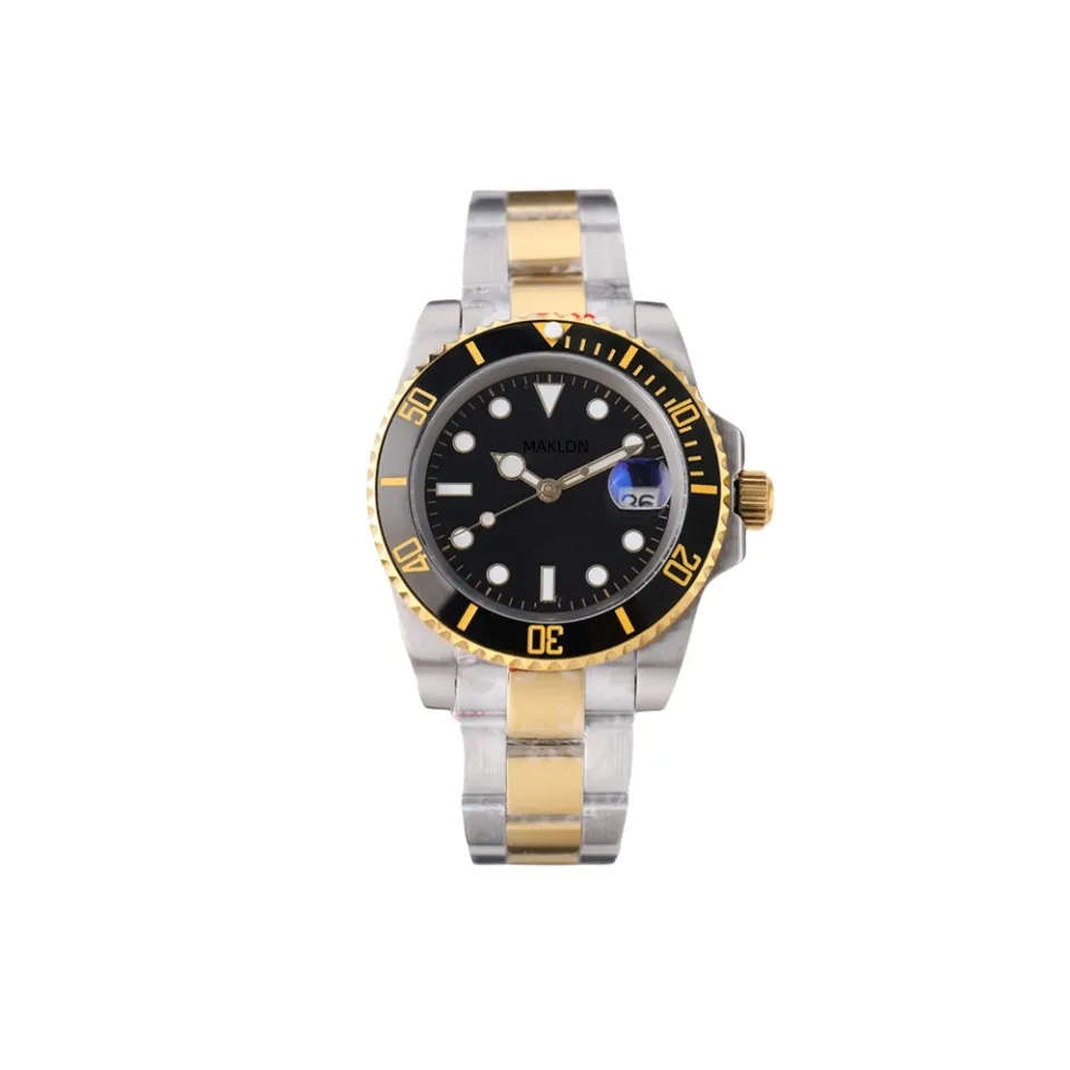 Horloge van hoge kwaliteit herenhorloge designer mechanisch horloge luxe automatische keramische bezel polshorloge 904L roestvrijstalen horloge 40 mm Montre de Luxe Saffier lichtgevend