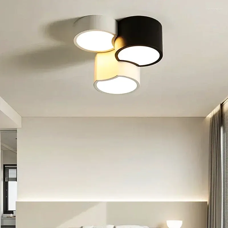 Потолочные фонари современный светодиодный цилиндр прожектор за проходом в комнате минимализм треугольник декор