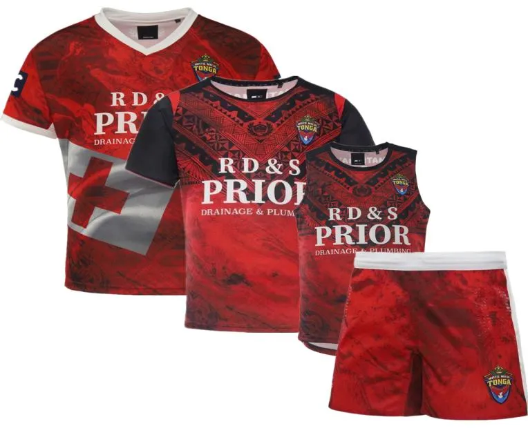 MMT Jersey 2022 2023 Tonga Rugby Jersey Shirt Tonga Shirt Polo Gestro Allenamento Shorts Singlet Big Size 5xl Nome personalizzato e NUMB4924171