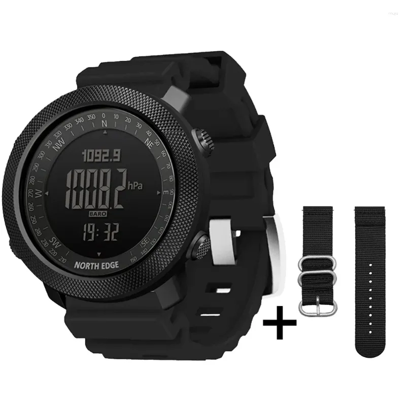 Wristwatches NORTH EDGE Apache Men Watch Altimeter Barometer