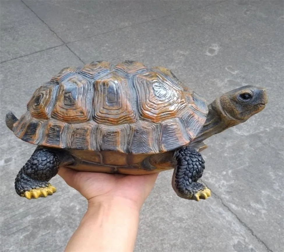 樹脂シミュレーションタートルカメの動物装飾園ガーデンプールガーデンデコレーションホーム家具A313 T200709852714