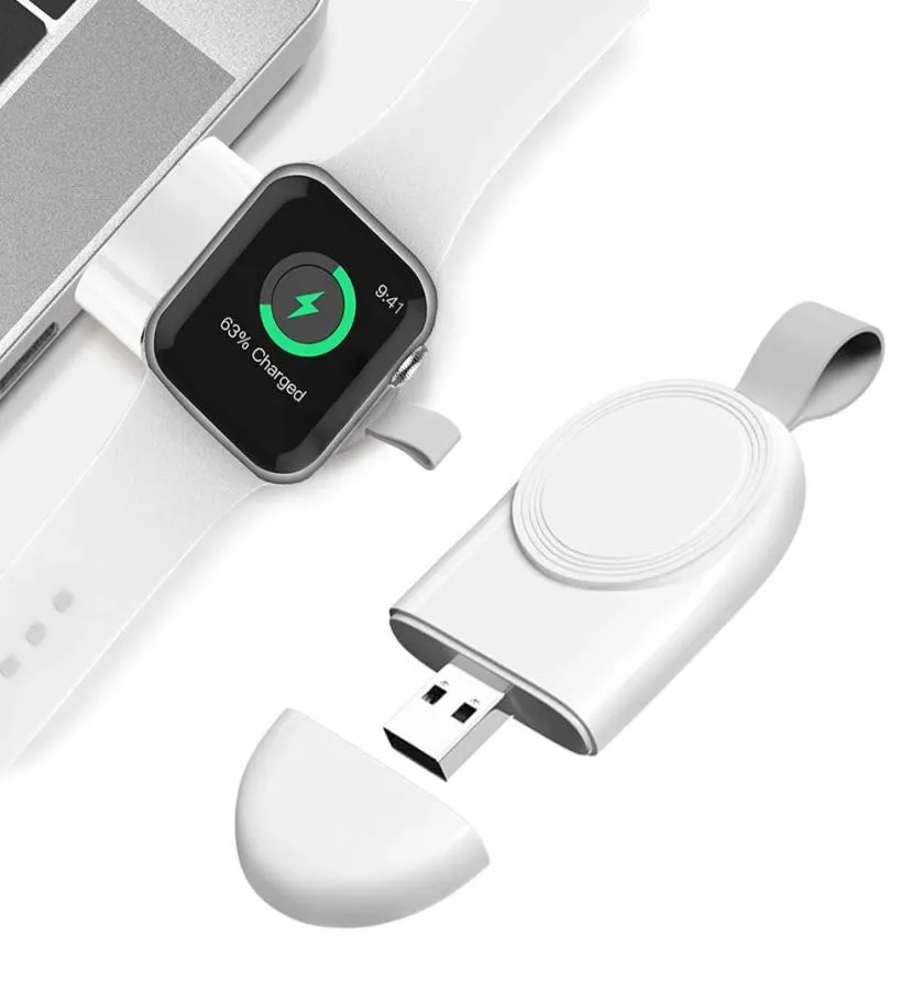 Chargeur sans fil portable pour Iwatch SE 6 5 4 Station de charge de charge Câble chargeur USB pour Apple Watch Series 6 5 4 3 2 18383636