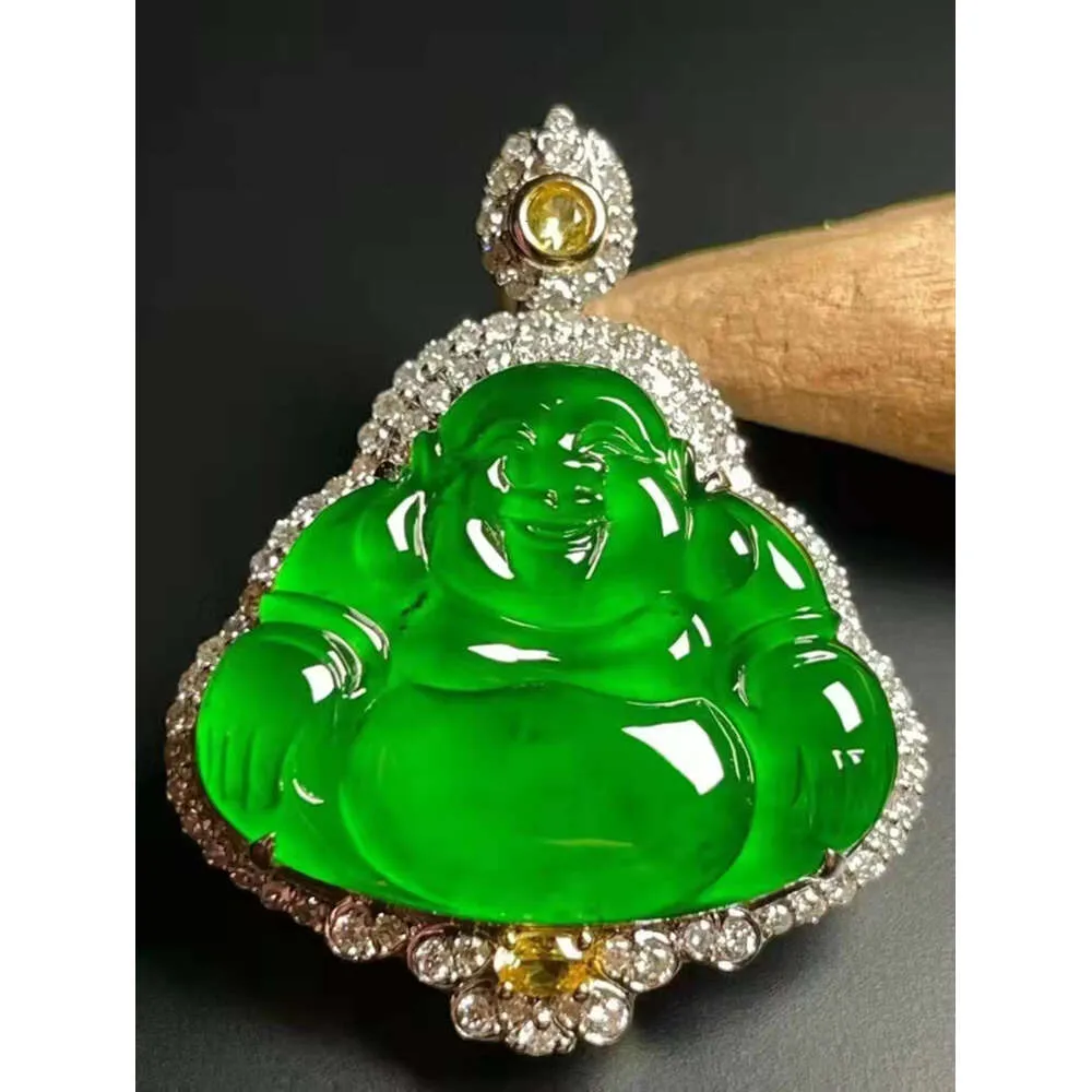 Diamond buddha pendant deals