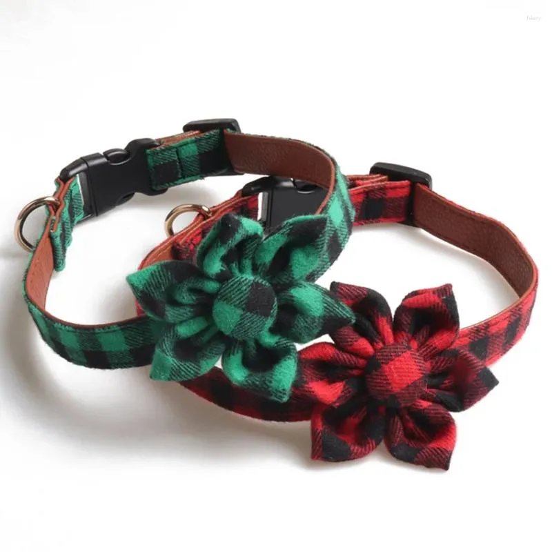 Hundhalsar Pet Bow Tie Jul Decoration Slidble Sun Flower Bowknot Supplies Accessories