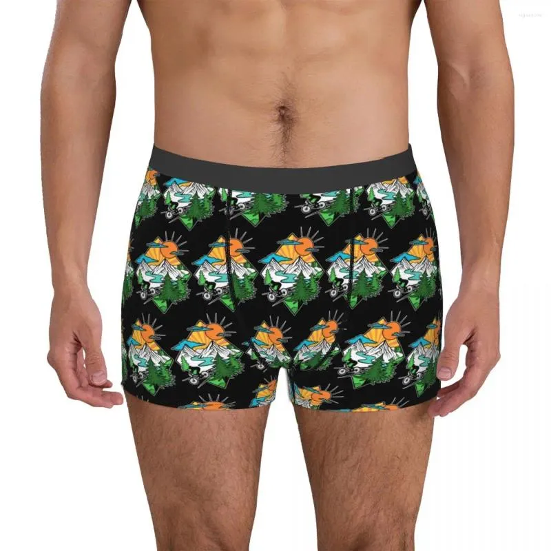 Onderbroek MTB Mountain Bike Cycling Classic 3 heren Boxer -briefs Unieke sexy ondergoed Casual zomer draagbaar