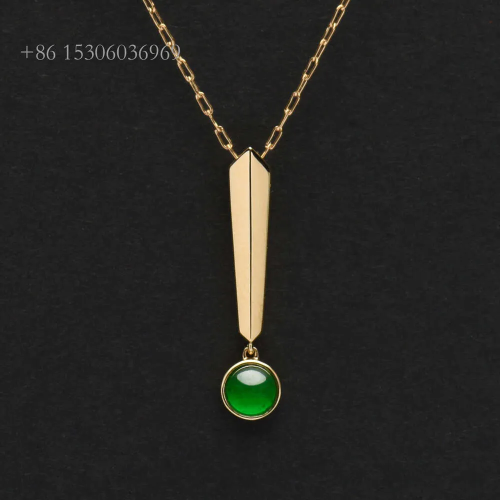 Hot Sale 100% Natural Jadeite Jade Gold Pendant For Woman