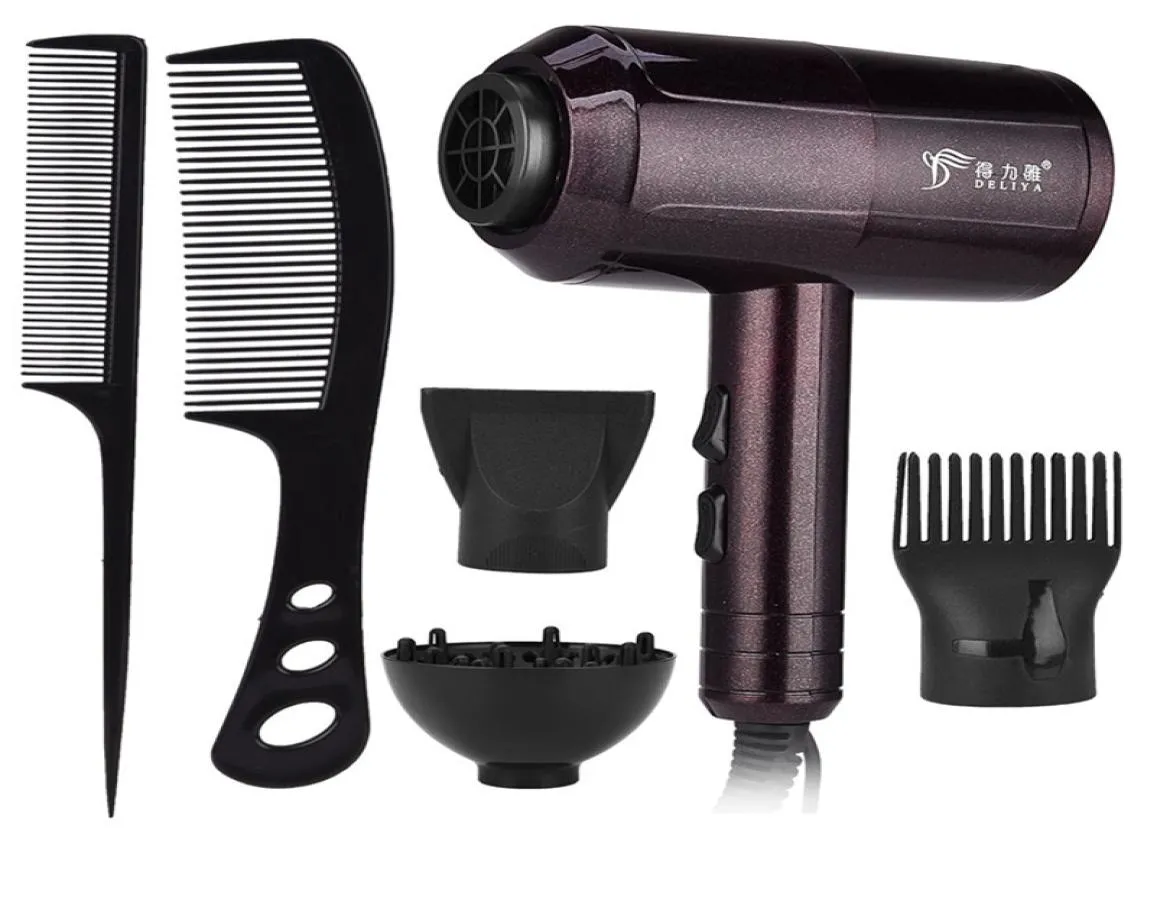 2200W Sécheur de cheveux électriques puissants Professionnel Sécheur à faible bruit à faible bruit Dry Sylhop Hair Styler 2 Speed ​​3 Réglage de la chaleur 22029339010