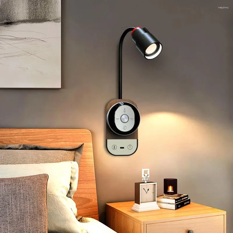 Lampes de table LED lampe Protection des yeux Night Light Mall Murs d'aspiration magnétique Étudiant Dormitory Bedside for Study Lire