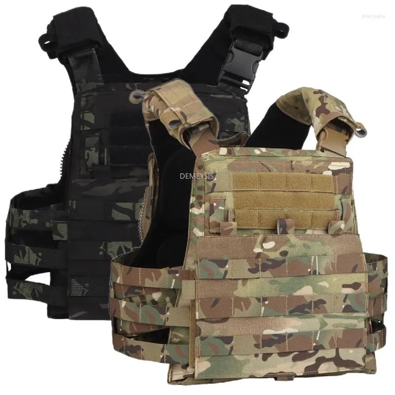 Jaktjackor Militär rustning Vest Plate Carrier Tactical Paintball CS WarGame Proective Waistcoat Outdoor Shooting Molle Vests