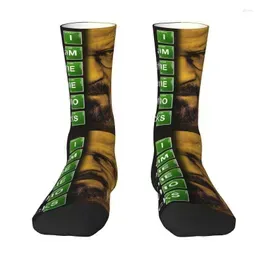 Men`s Socks Fashion Breaking Bad I Am The One Who Knocks Men Women Warm 3D Printing Walter White Sports Basketball