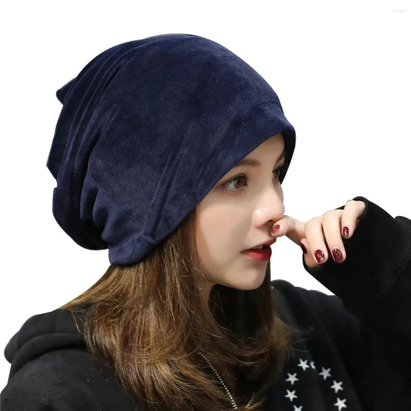 Berets Stylish Ladies Hat For Women Beanie Fall Fashionable Dress Up (Navy)