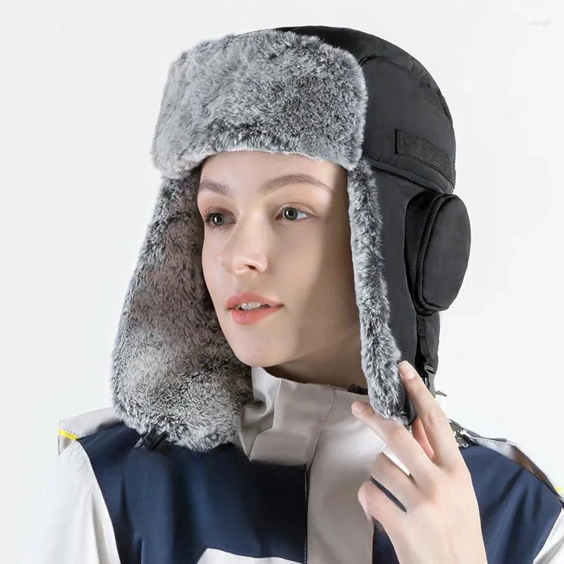 Berets Arrival: Winter Bomber Hat With Ear Protection And Thick Padding For  Skiing Riding Ears Hats Caps From Yangti, $15.6