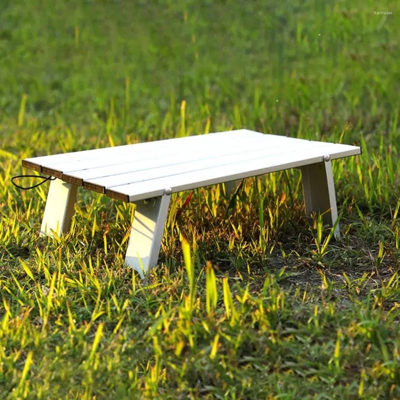 Camp Furniture Ultralight Folding Table Durable Stable Aluminum Compact Beach With High Load-bearing Capacity