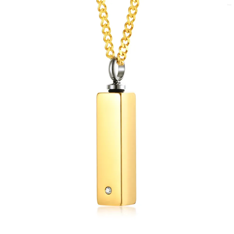 Colliers de pendentif Cerceau de cineraire titane pour hommes Colore en acier inoxydable en acier inoxydable