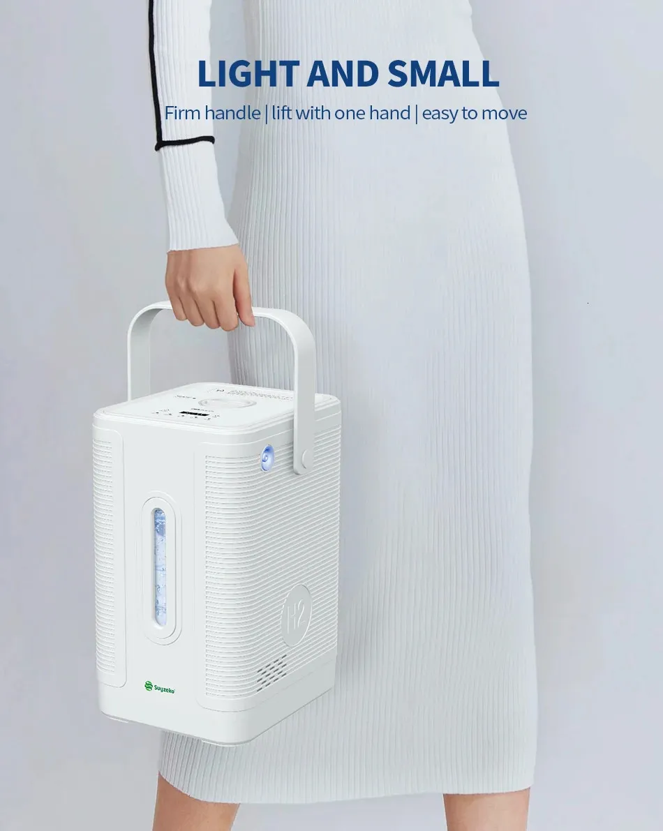 CHEMYO Inhalateur d'hydrogène, Machine d'inhalation H2 Portable Haute pureté à 99,99%, ioniseur