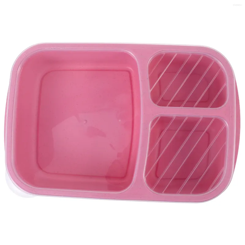 Dinnerware Lunch Boxes Bento Case Nordic Powder Pp Container Holder Containers Office Plastic