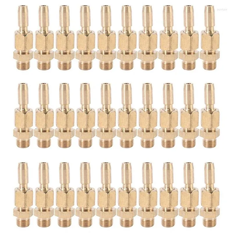 Décorations de jardin 30pcs 1/8 pouce DN6 en laiton jaillissant des boucles de pulvérisation